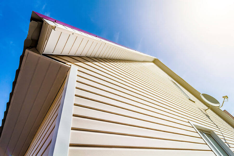 Light house siding in daylight